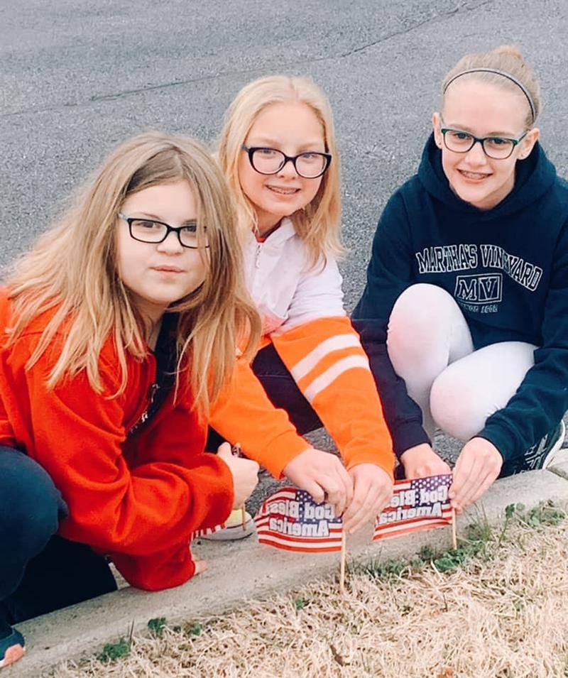 Immaculate Heart of Mary School students celebrated the nation Jan. 27 and the role Catholic schools play in preparing our students to be good citizens. (Photos via Facebook)