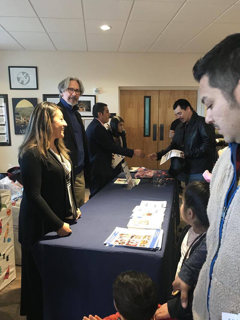 At its Open House on Jan. 28th Our Lady of Mercy had an extraordinary turnout of Latino families interested in joining the Mercy family. (Photos provided by Tara Hackman, Enrollment Coordinator for the Piedmont Area Catholic Schools.)