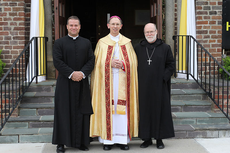 010421 Fr Kauth Bishop Jugis Abbot Placid St Joseph Seminary anncement day 3 19 2016