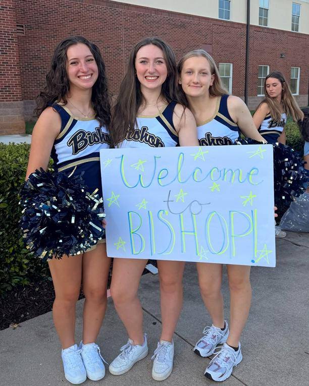 They were welcomed by student BIGs, Ambassadors, bus drivers, faculty and staff.