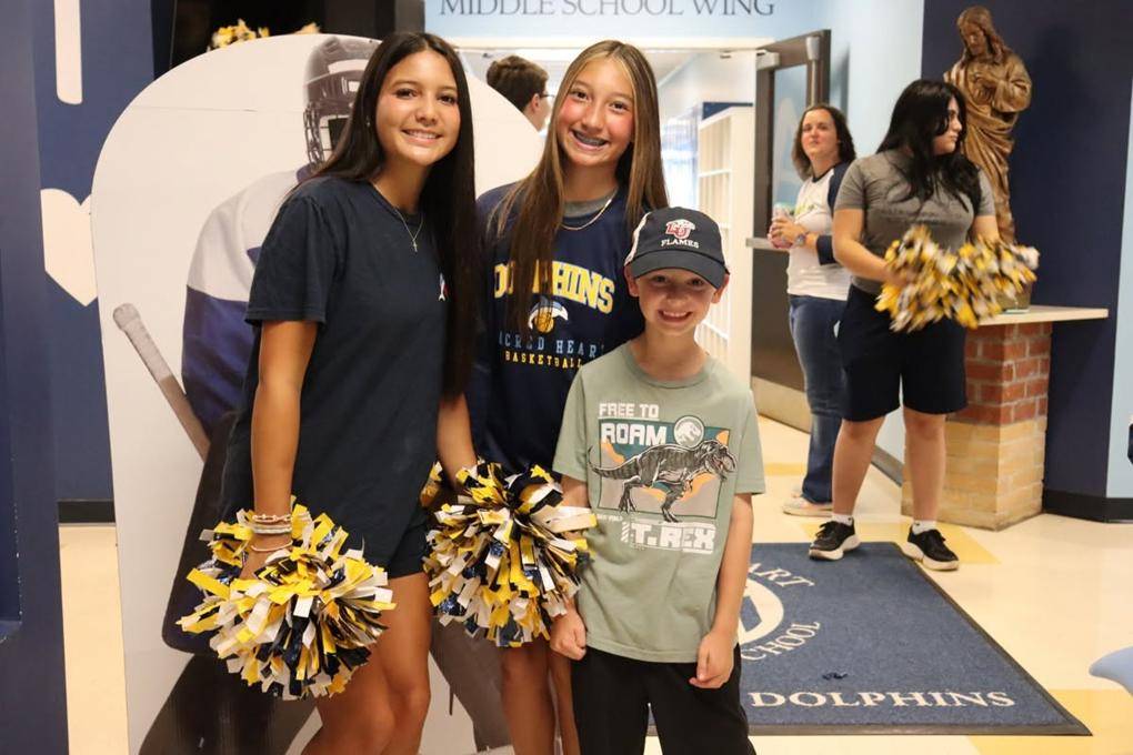 Sacred Heart students are excited to start the year.