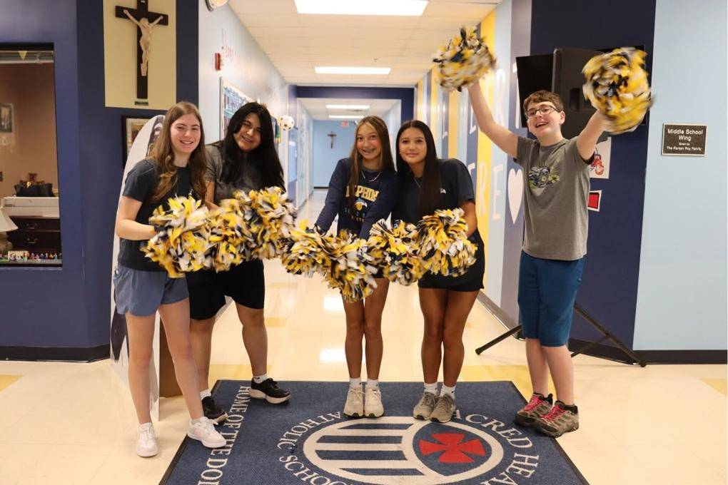 Sacred Heart students are excited to start the year.