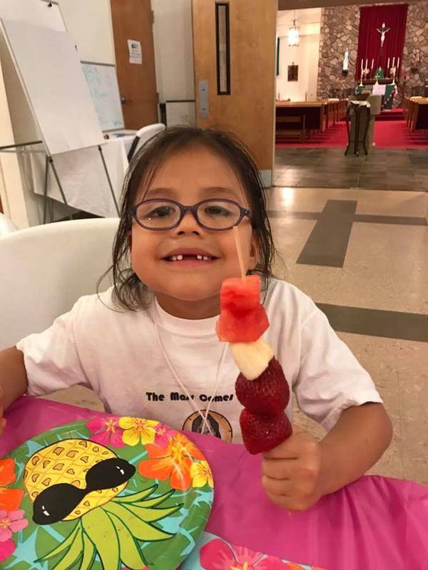 KING — Children at Good Shepherd Mission had fun during their summer Vacation Bible School, which had as its theme “Marvelous mystery – The Mass comes alive!” (Photos via Facebook)