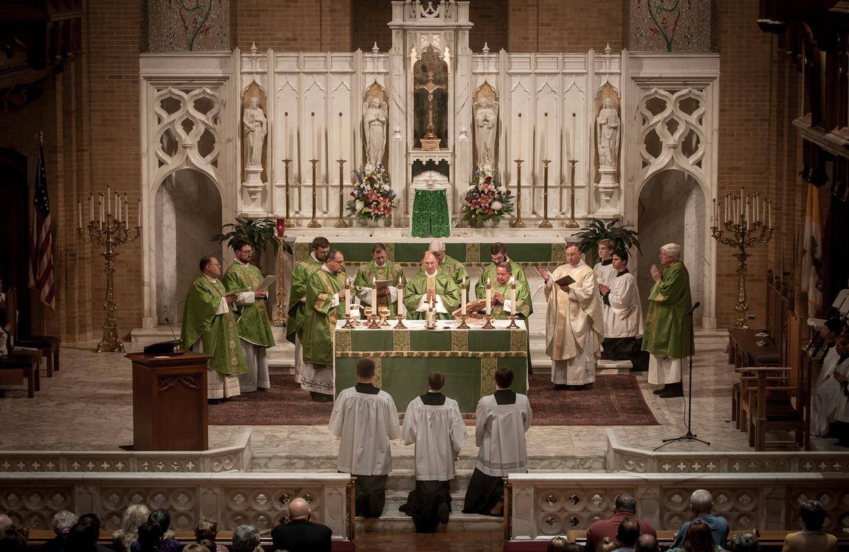 Clergy from across the Diocese of Charlotte attended the installation Mass (Photos by Jarek Lucek)