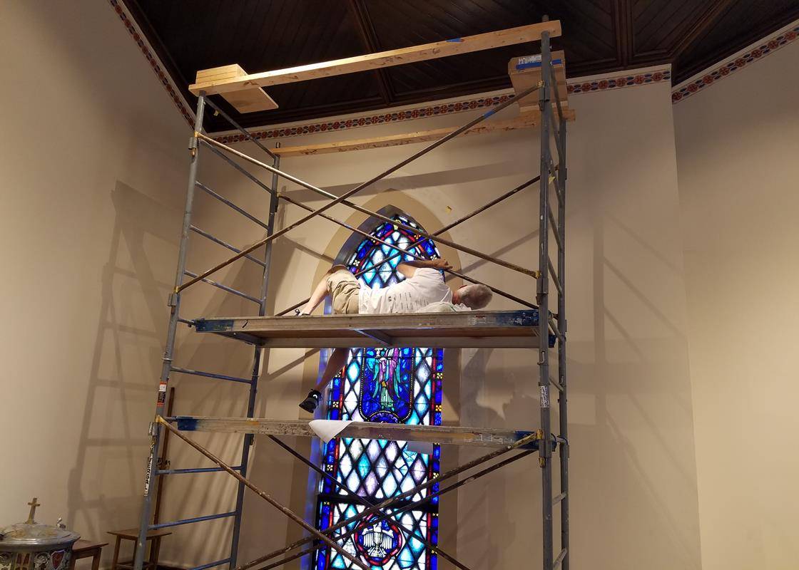 Dave Ware hand stenciling (Copy)