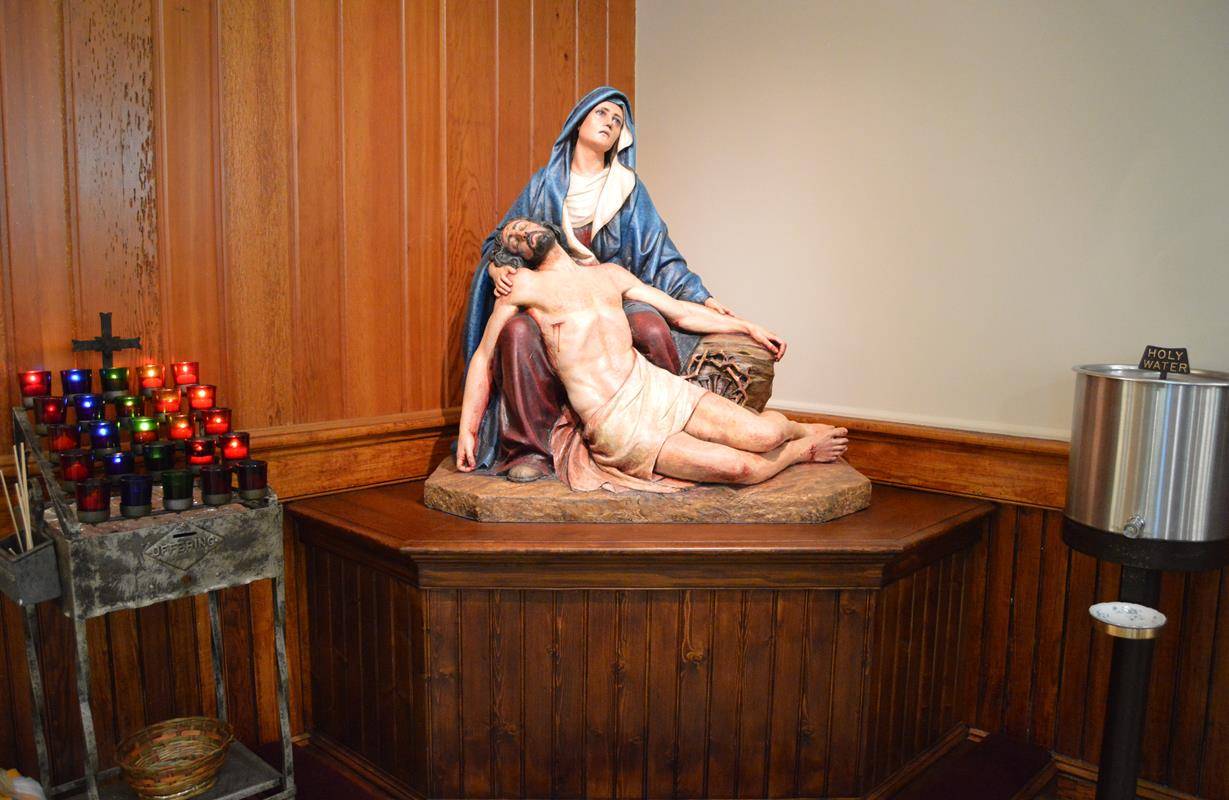 Pieta Statue Painted by Bob Nutt (Copy)