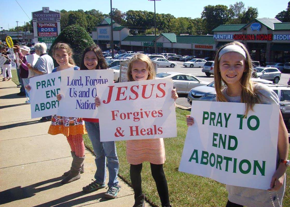 Faith gather in Greensboro on Respect Life Sunday