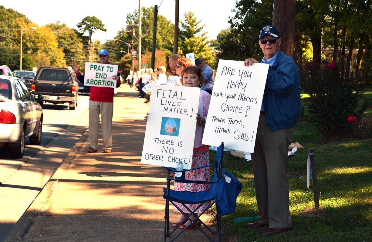Faithful gather in Kernersville for Respect Life Sunday.
