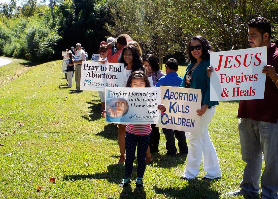 Praying for Life at St. Luke in Charlotte