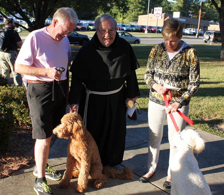 Our Lady of Mercy Church families celebrated the feast day of St. Francis of Assisi, the patron saint of animals and the environment, with a Blessing of Animals Oct. 4. (Photos provided by Father Carl Zdancewicz)