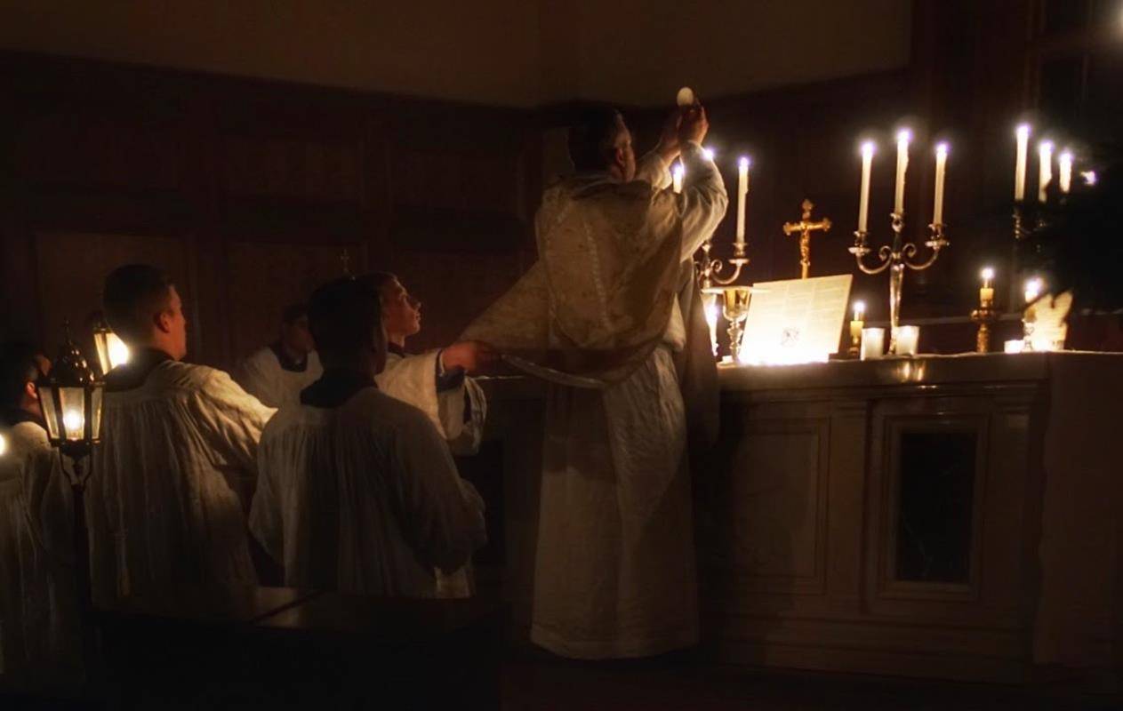 LINVILLE — Rorate Mass held early Dec. 16 at St. Bernadette Church. (Photos provided by Cindy S Giarrusso)