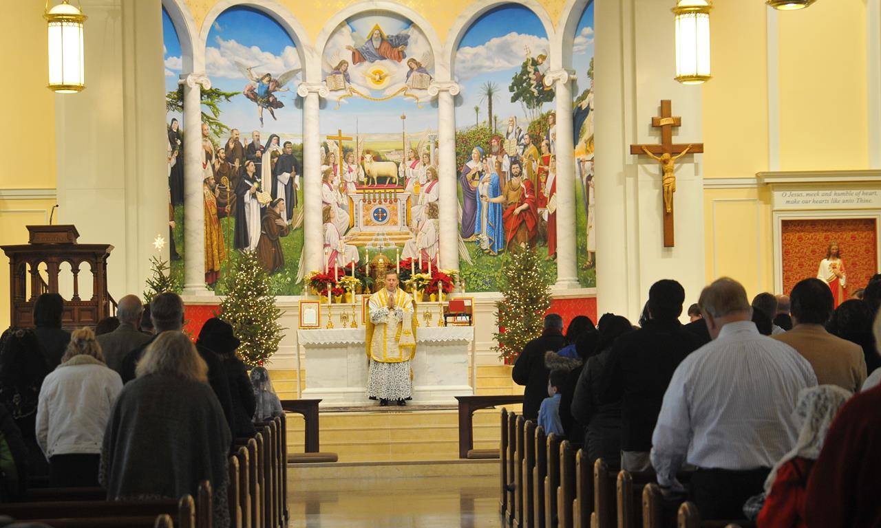 Epiphany celebrations concluded on the Feast of the Holy Family Jan. 7 at St. Ann Church in Charlotte with a High Mass offered by Father Barone. (Photo by Markus Kuncuro)