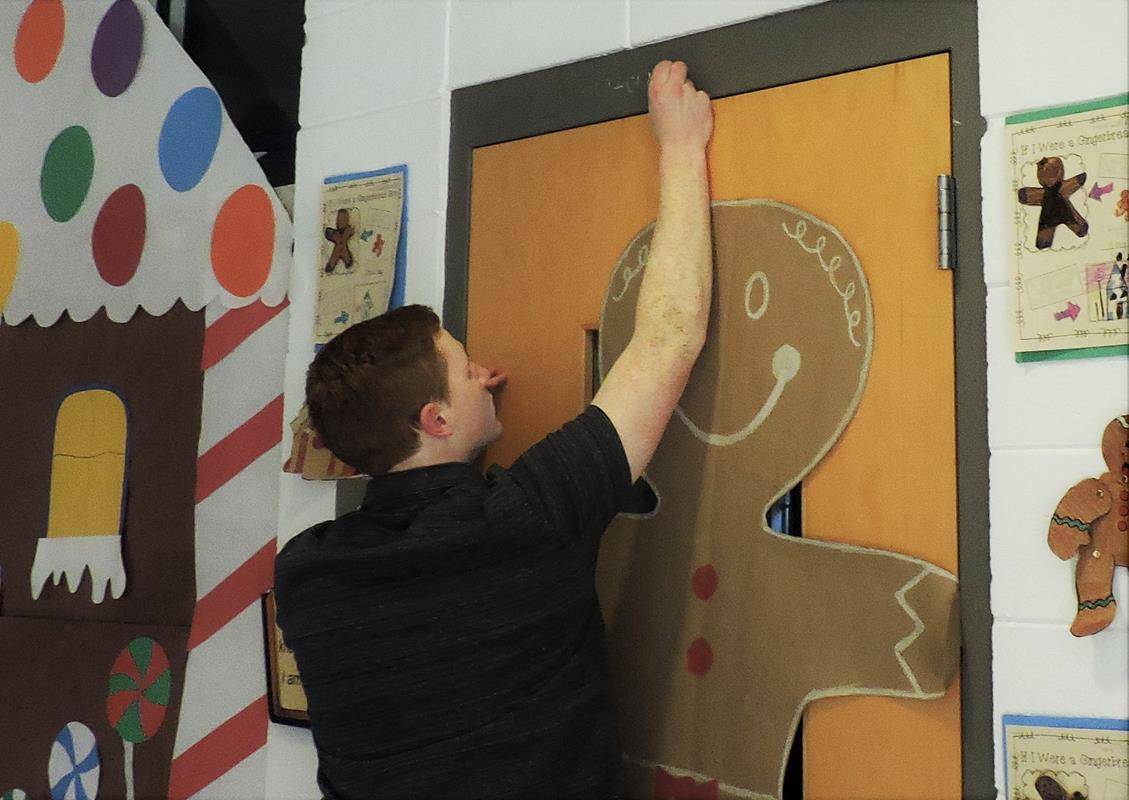 HUNTERSVILLE — All of the doors of St. Mark Church, Family Center, St. Mark School and Christ the King School. (Photos provided by Amy G. Burger) 