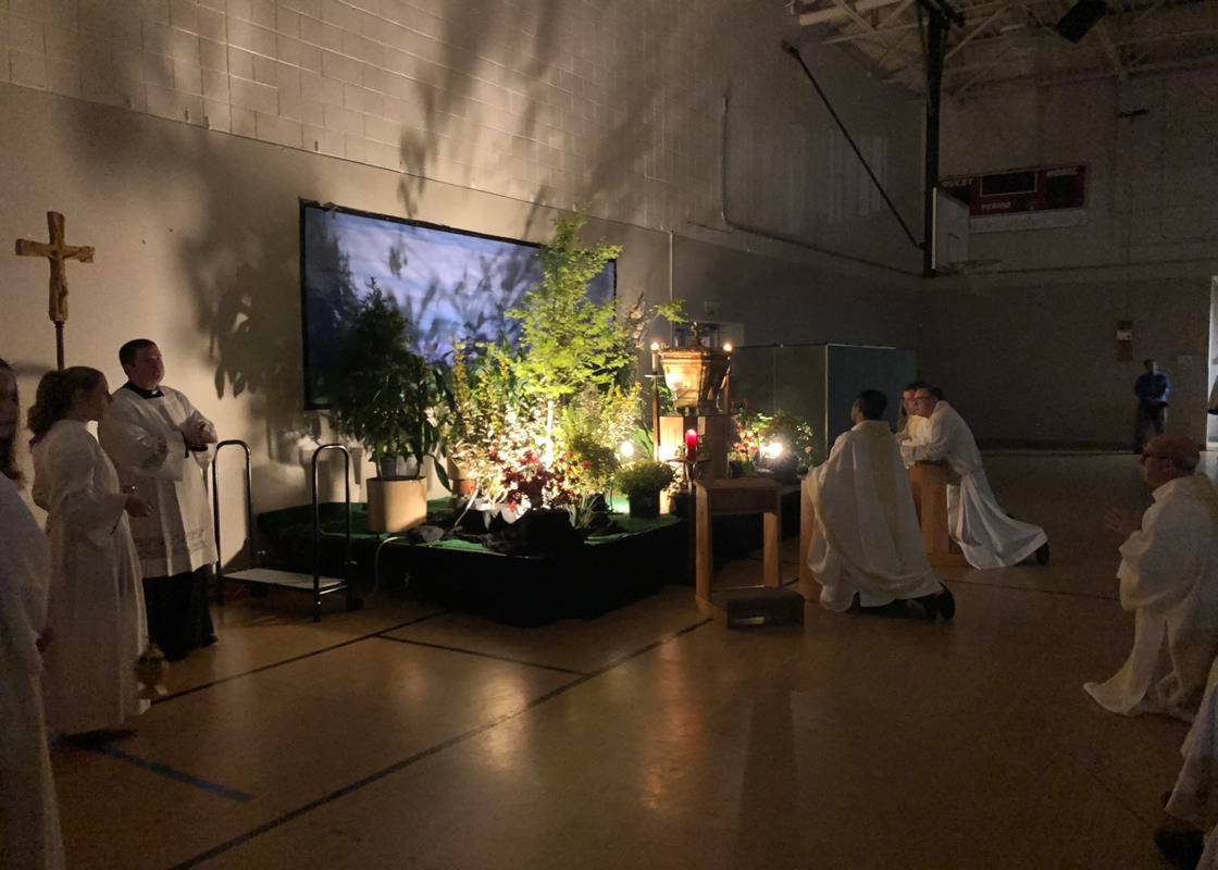 St. Matthew Church in Charlotte. (Photo by SueAnn Howell, Catholic News Herald)