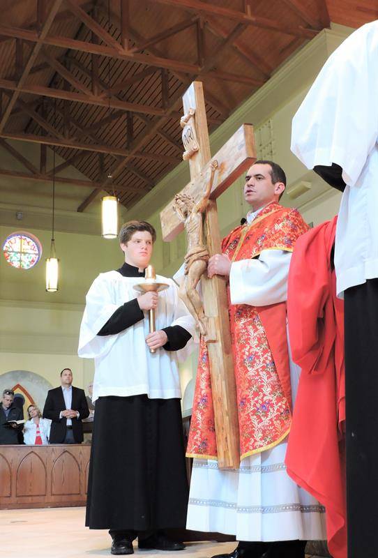 Stations of the Cross and Passion at St. Mark Church in Huntersville.  (Photo provided by Amy Burger)