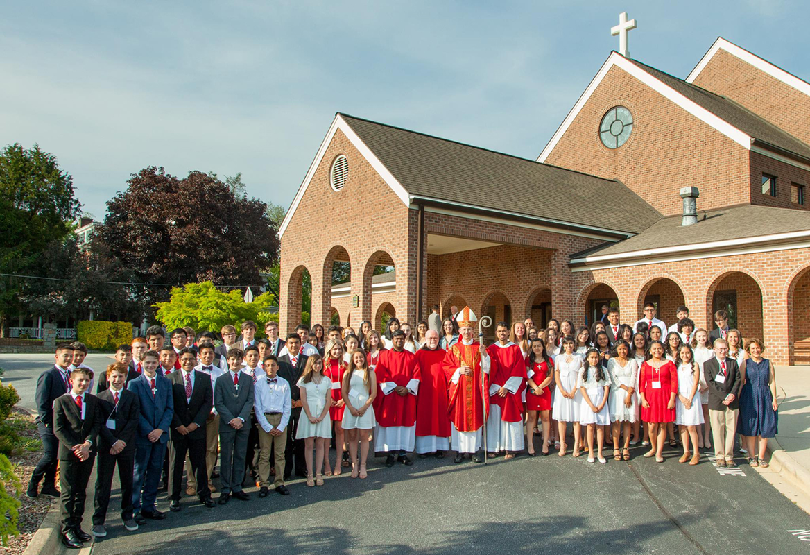 HENDERSONVILLE — Seventy-two teenagers received the sacrament of confirmation May 2 from Bishop Peter Jugis during Mass at Immaculate Conception Church. (Paul Wojcik | Catholic News Herald)
