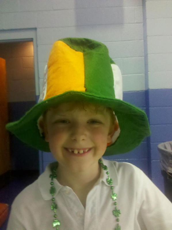 O'Brien working at the Shamrock Run.