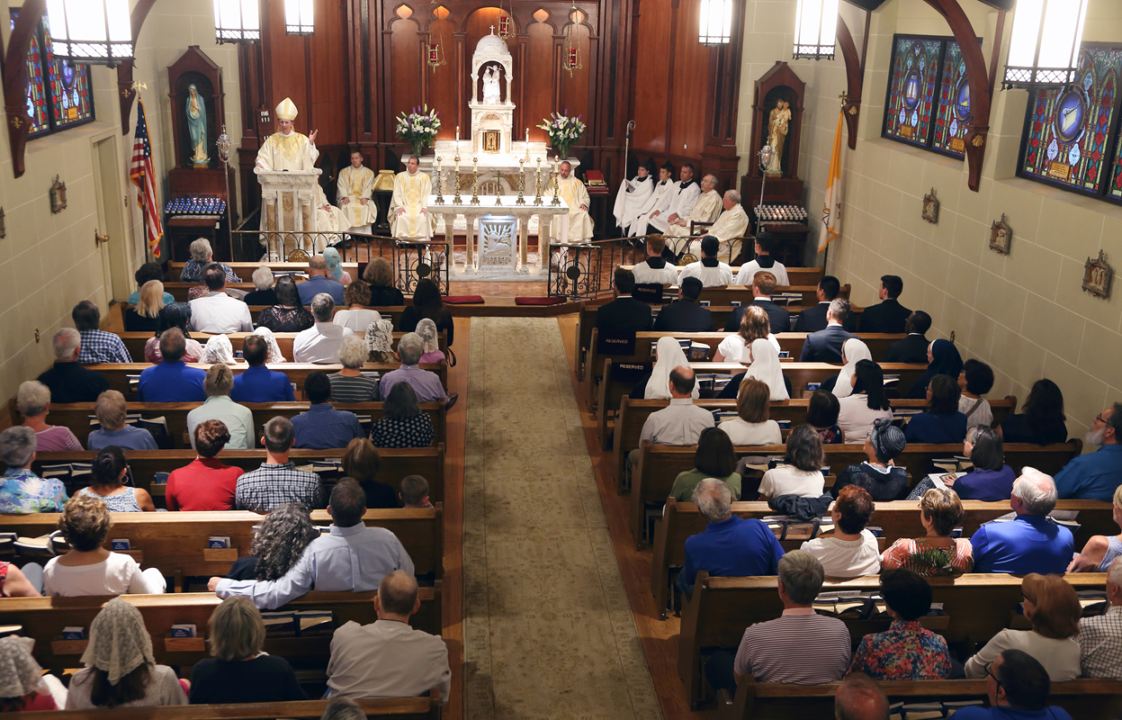 Congregation listening to homily by Bishop Jugis_ (Copy)