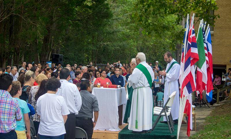 THOMASVILLE — Our Lady of the Highways Church celebrated the 29th annual Our lady of the Highways Day Festival Sept. 30. The event began with the celebration of an outdoor bilingual Mass, taking advantage of the beautiful weather that day. (Joe Thornton |