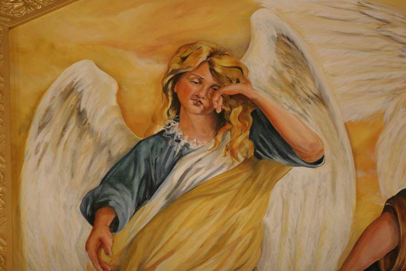 They were countless in number, and they cried out in a loud voice: Worthy is the Lamb that was slain to receive power and riches, wisdom and strength, honor and glory and blessing.’” 