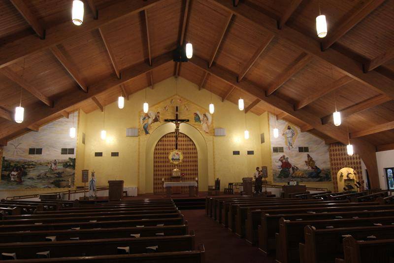 “This building preaches,” says Father Benjamin Roberts. “The beautiful artwork teaches the faith. The beautiful works of art proclaim the Gospel of God. Now what we have is a building that reflects the beauty and the diversity of the people.”