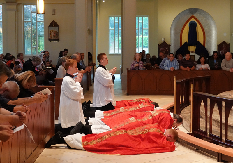 HUNTERSVILLE — Passion and Veneration of the Cross at St. Mark Church on Good Friday. (Photo provided by Amy Burger)