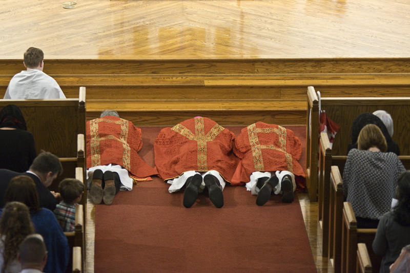 CHARLOTTE — Stations of the Cross and Veneration of the Cross at St. Patrick Cathedral. (Photo provided by James Sarkis)
