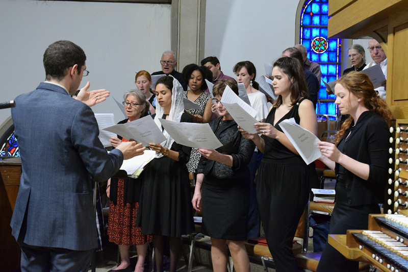 CHARLOTTE — Stations of the Cross and Veneration of the Cross at St. Patrick Cathedral. (Photo provided by James Sarkis)