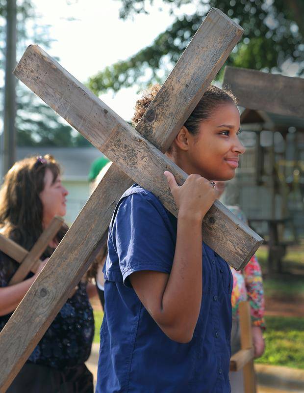 Looking forward to carrying a cross for Christ.