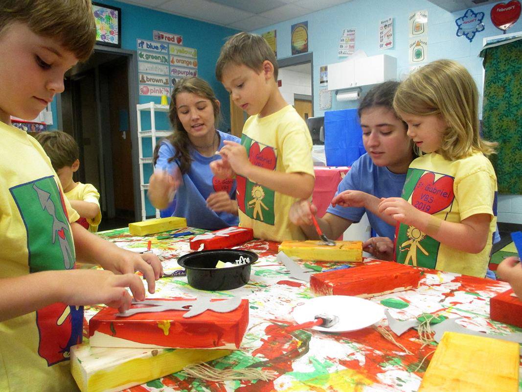CHARLOTTE — More than 150 children and 80 teen and adult volunteers celebrated a fun and faith-filled week of Vacation Bible School at St. Gabriel Church the week of June 17. 