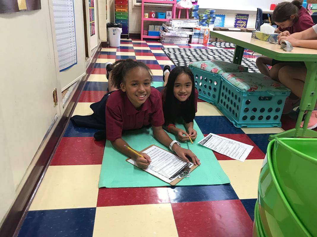 CHARLOTTE — Students at St. Ann School headed back to school Aug. 21. (Photos via Facebook)