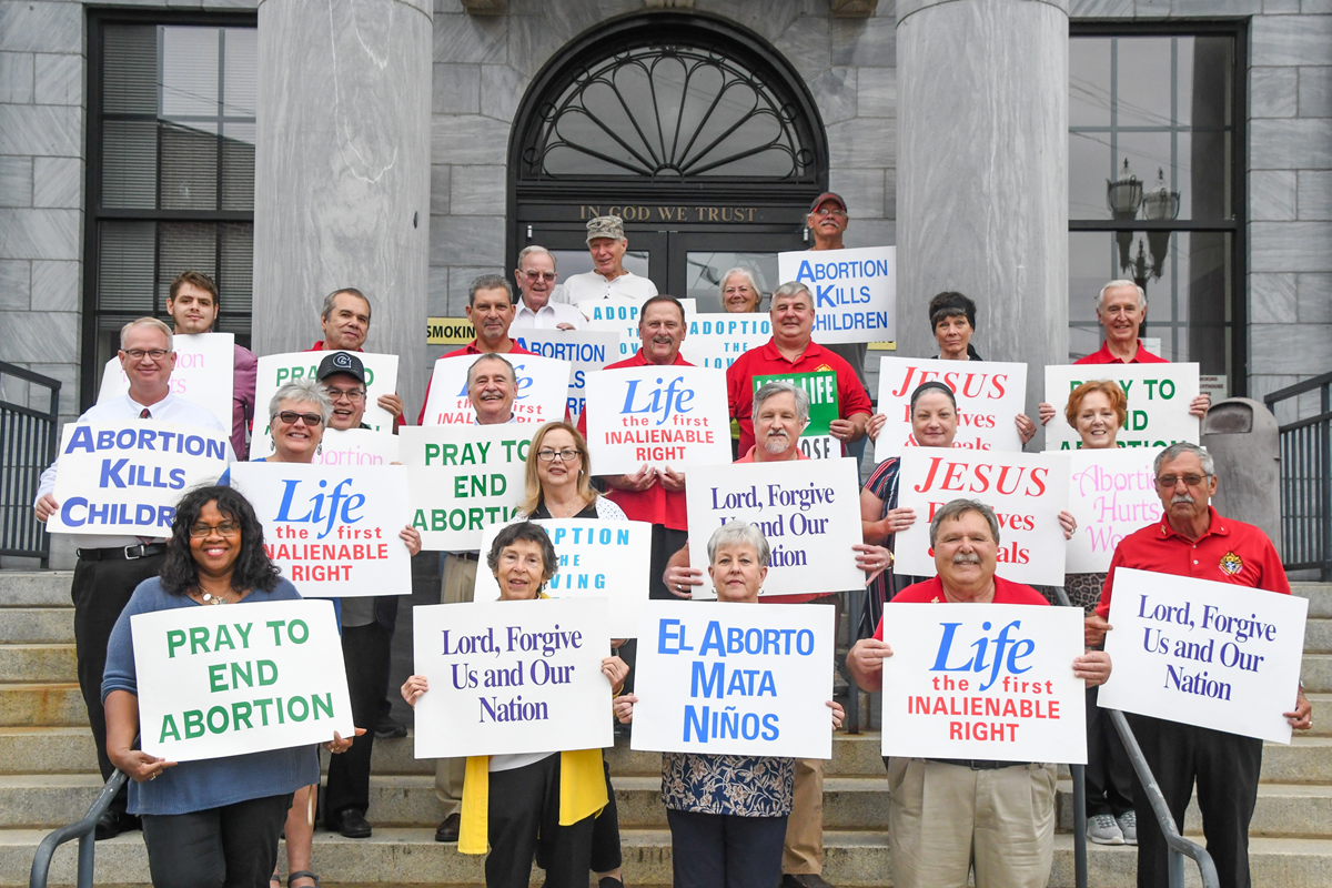 MURPHY — Life Chain at St. William Church in Murphy. (Photo by Phil Roche) 