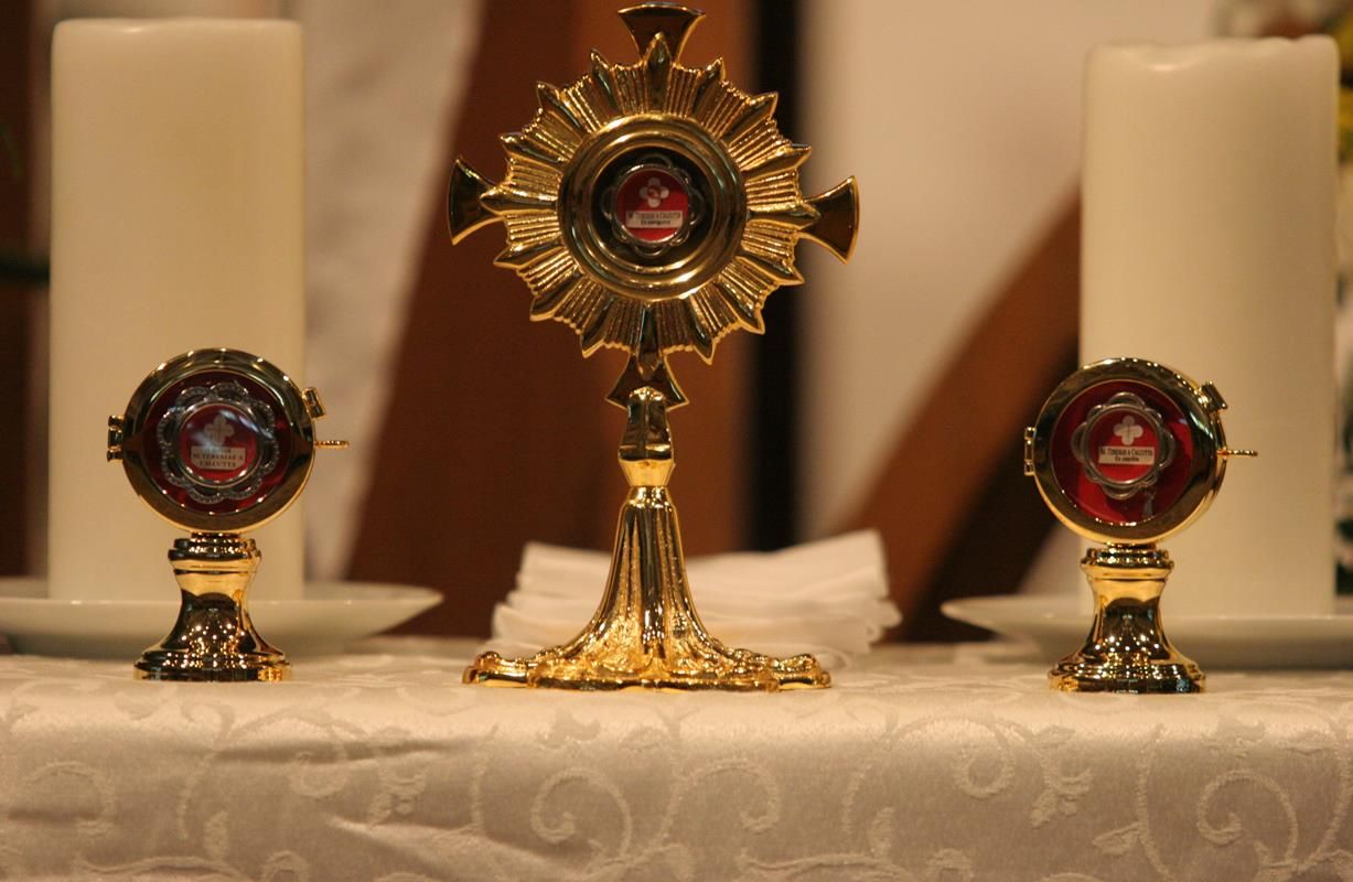 Relics of St. Teresa of Calcutta were available for veneration after Mass