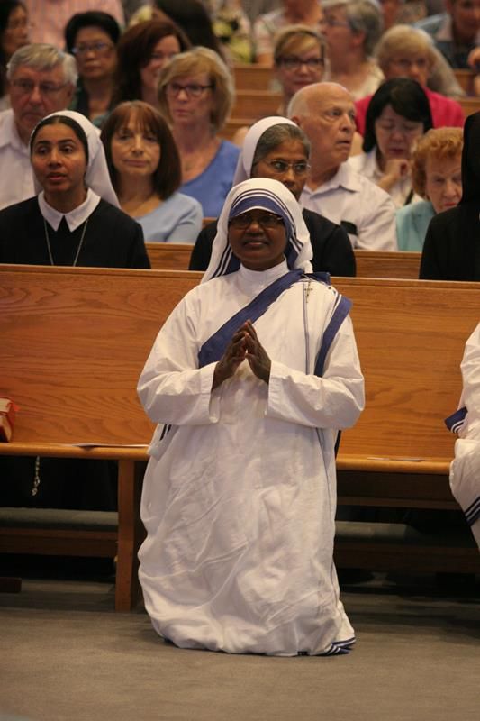 The Mass in honor of St. Teresa of Calcutta drew hundreds to Our Lady of the Assumption Church in Charlotte Sept. 5