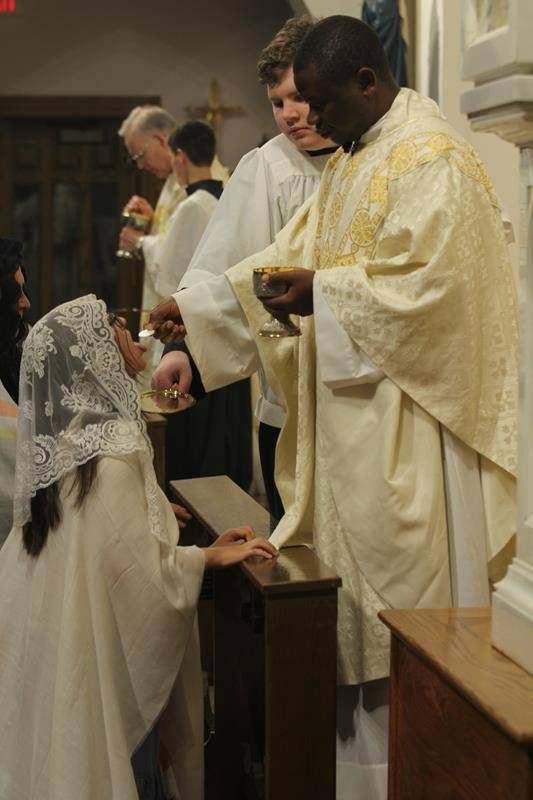 Bishop Peter J. Jugis celebrates Mass for the Eucharistic Congress at St. Patrick Cathedral. (Photos by SueAnn Howell, Catholic News Herald)
