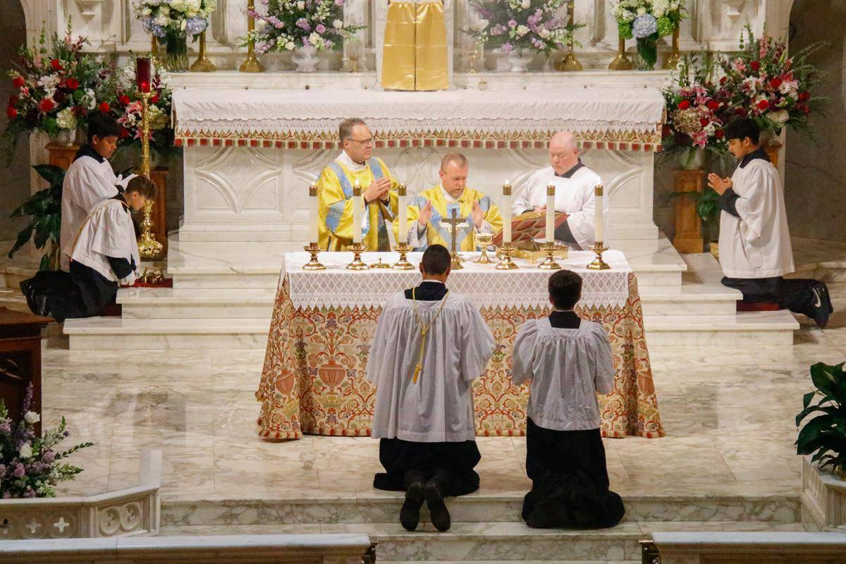 Father Casey Coleman offers a special anniversary Mass on Sept. 17.