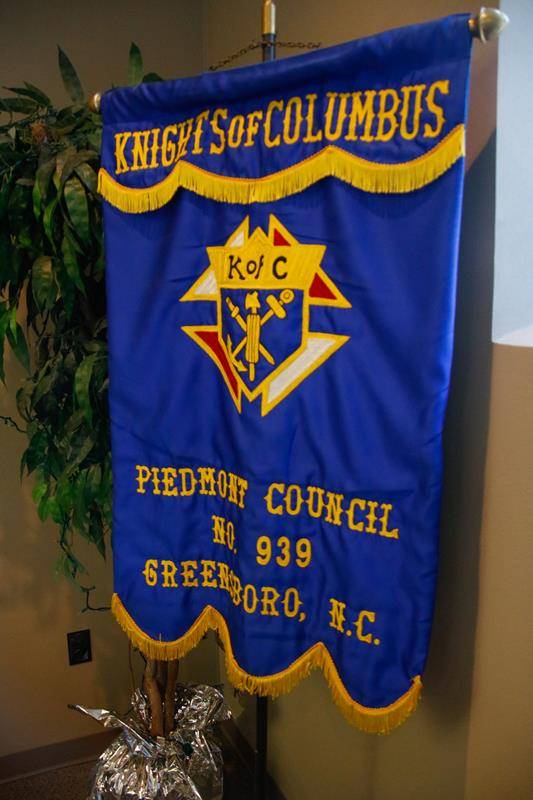 Knights of Columbus Council No. 939 includes men from Our Lady of Grace and is the second oldest council in North Carolina.