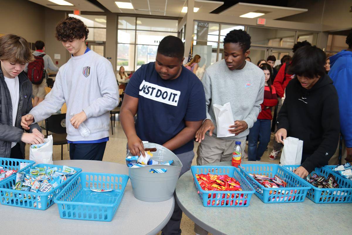 Christ the King High School students