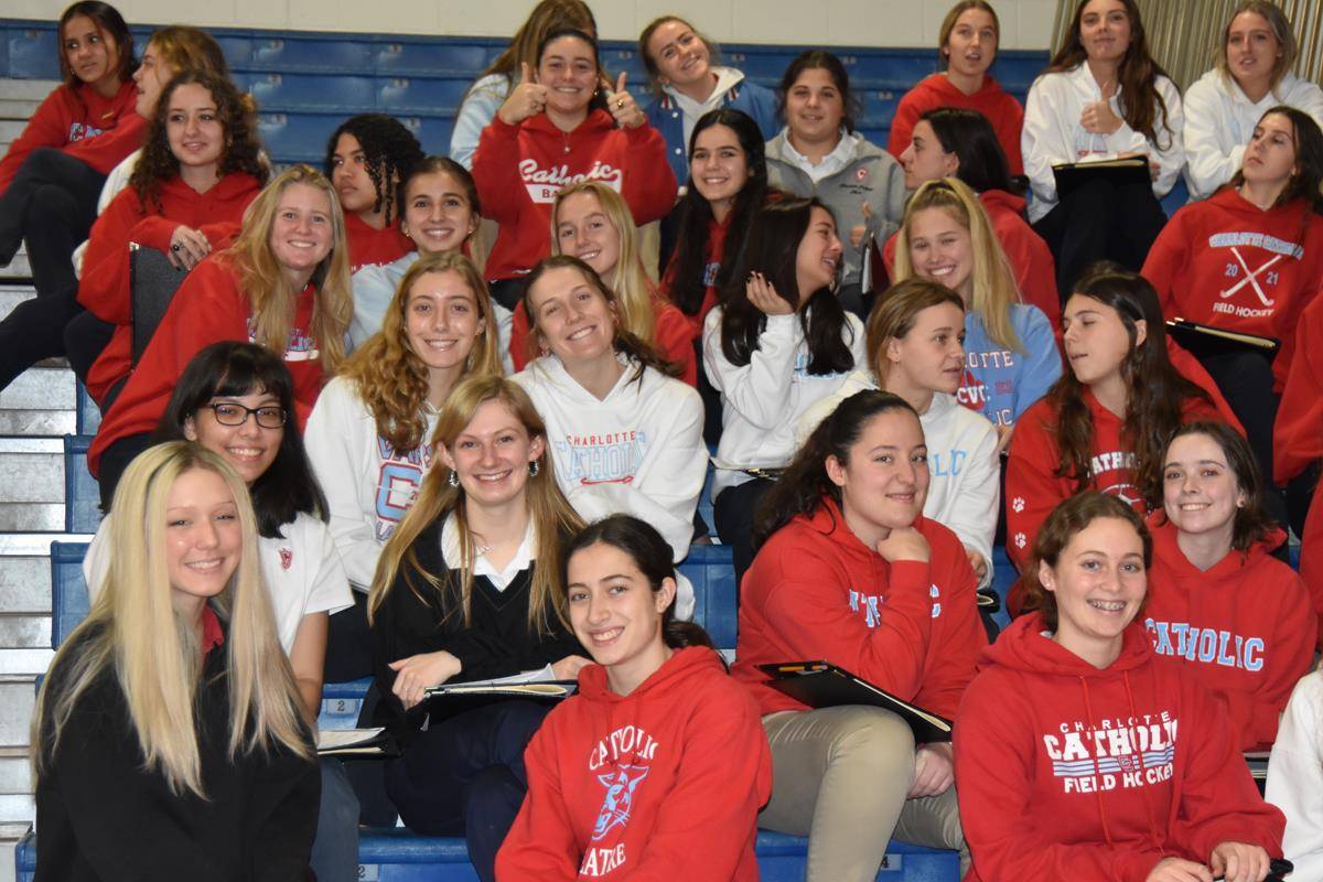 Charlotte Catholic High School held an all-school Mass on Jan. 31.
