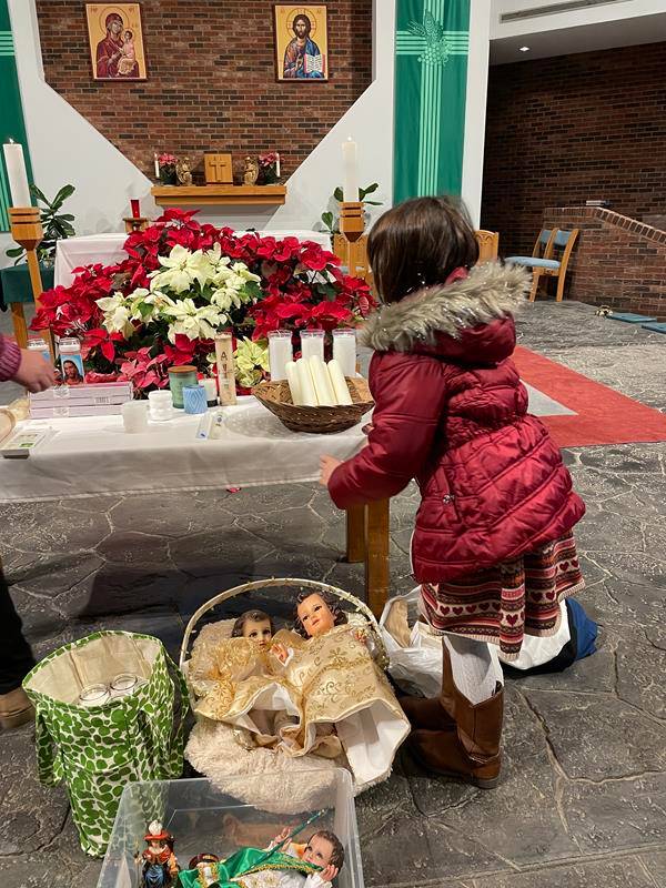 Our Lady of the Assumption students celebrate Candlemas during Catholic Schools Week. 