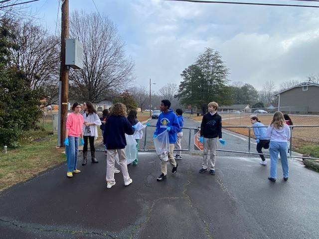  The students walked the school and OLA Church properties along with the neighborhood that adjoins our properties. 