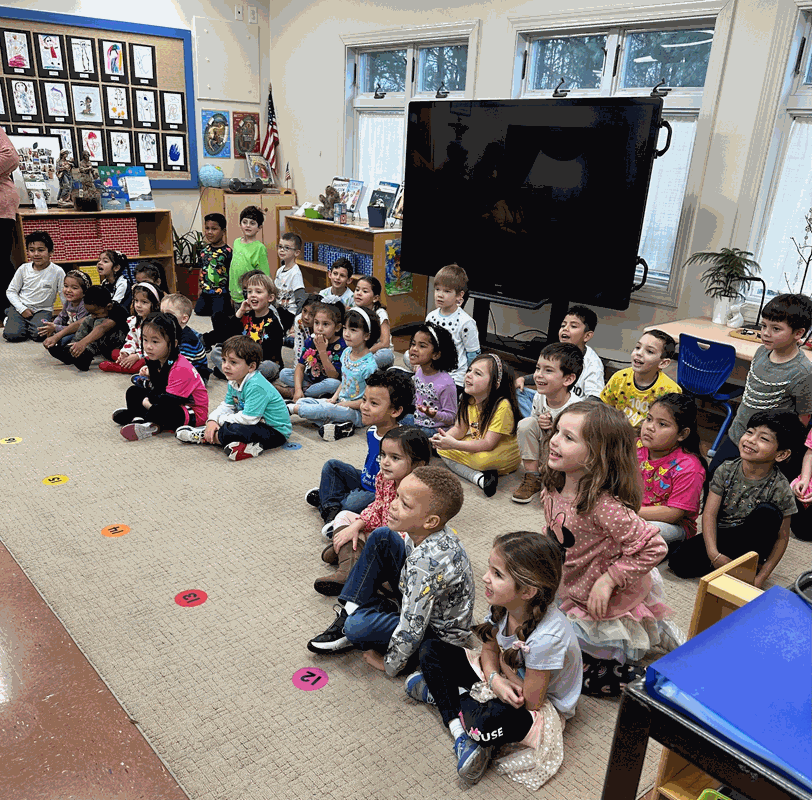 Pre-K and kindergarten students at Our Lady of Mercy School in Winston-Salem celebrated student appreciation day with a magic show.