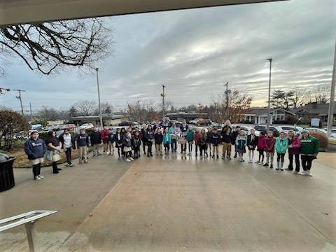 On Jan. 30, Immaculata School’s third- and fifth-grade students delivered gifts to the nurses at Pardee Hospital.