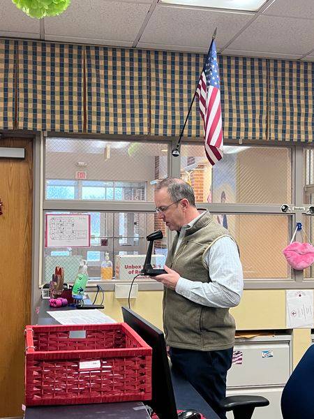 St. Matthew School joined others across the Diocese of Charlotte in praying the rosary together on Monday. 
