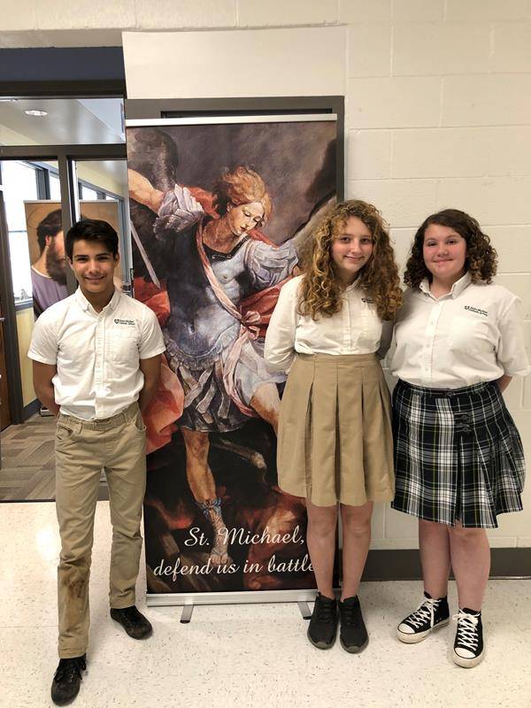 St Michael School contest winners.