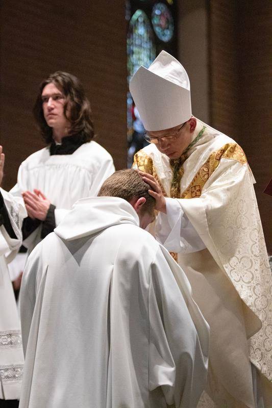 Atlanta Auxiliary Bishop John Nhan Tran presided over the Mass and ordination, serving as homilist.
