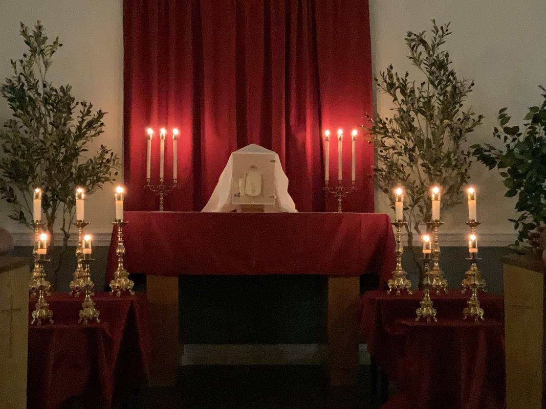 Altar of Repose at St. Dorothy Church in Lincolnton