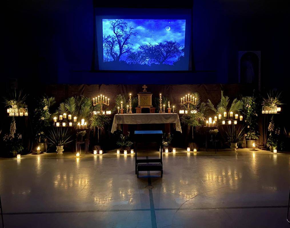 Altar of Repose at St. Mark Church in Huntersville