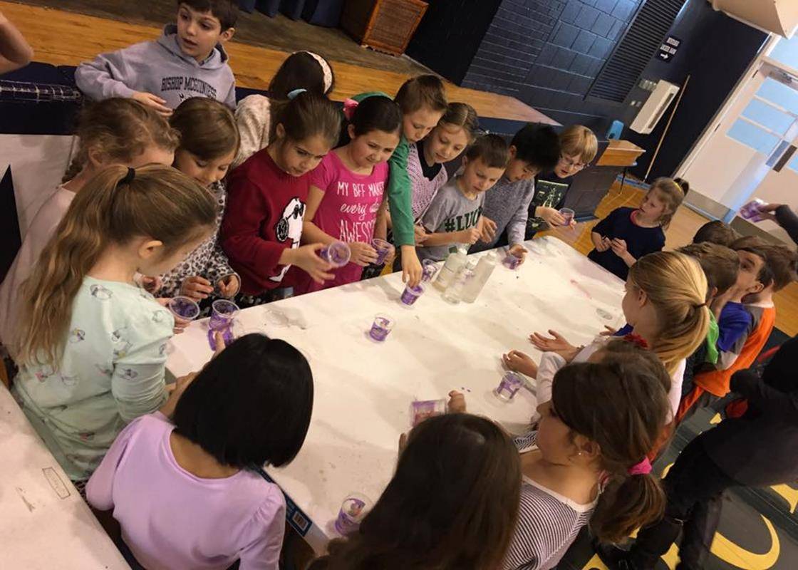 Celebrating Student Appreciation Day 2017 and it's all smiles from these students at Our Lady of Mercy in Winston Salem. Mad Scientist came in to entertain K-4th students this morning and 5th-8th grade students got to go bowling. (Photo via Facebook)