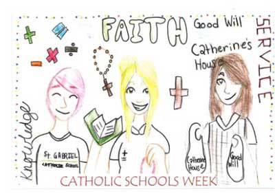 Thank you God, for the Faith we have here at St. Gabriel, the knowledge the students thrive for, and the love and need we have for service. Most of all, for showing us that we can all be Christ. Whether it be by participating in mass, learning in the clas